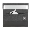 Rivacase 8803 BLACK MELANGE torba na laptop 33,8 cm (13.3") Etui kieszeniowe Czarny