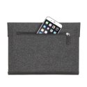 Rivacase 8803 BLACK MELANGE torba na laptop 33,8 cm (13.3") Etui kieszeniowe Czarny