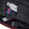 Rivacase 9101 (PU) Etui kieszeniowe Kopolimer Etylenu z Octanem Winylu (EVA) Czerwony