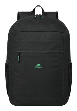 Rivacase Gremio plecak City backpack Czarny Poliester, Przetworzony politereftalan etylenu (rPET)