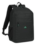 Rivacase Gremio plecak City backpack Czarny Poliester, Przetworzony politereftalan etylenu (rPET)