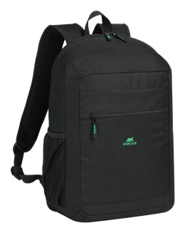 Rivacase Gremio plecak City backpack Czarny Poliester, Przetworzony politereftalan etylenu (rPET)