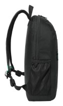 Rivacase Gremio plecak City backpack Czarny Poliester, Przetworzony politereftalan etylenu (rPET)