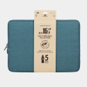 Rivacase Suzuka 7705 39,6 cm (15.6") Etui kieszeniowe Kolor Aqua