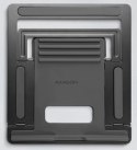 Axagon STND-L stojak na laptop Podstawka na notebooka Szary 40,6 cm (16")