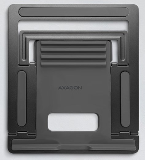 Axagon STND-L stojak na laptop Podstawka na notebooka Szary 40,6 cm (16")