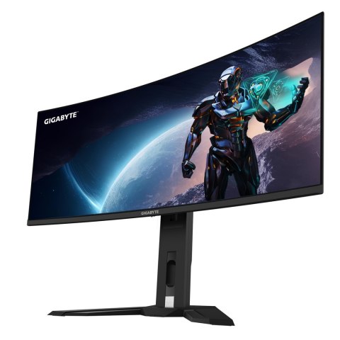 GIGABYTE MO34WQC2 monitor komputerowy 86,4 cm (34") 3440 x 1440 px Wide Quad HD OLED Czarny