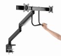 Gembird MA-DA2-04 Regulowane biurkowe ramię na 2 monitory, 17"-32", do 8 kg