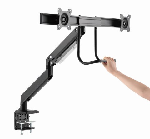 Gembird MA-DA2-04 Regulowane biurkowe ramię na 2 monitory, 17"-32", do 8 kg Gembird MA-DA2-04 Regulowane biurkowe ramię na 2 monitory, 17"-32", do 8 kg