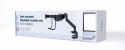 Gembird MA-DA2-04 Regulowane biurkowe ramię na 2 monitory, 17"-32", do 8 kg