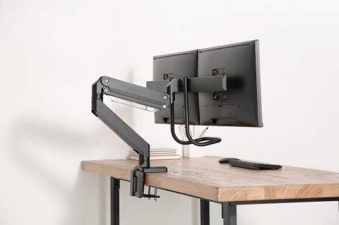 Gembird MA-DA2-04 Regulowane biurkowe ramię na 2 monitory, 17"-32", do 8 kg Gembird MA-DA2-04 Regulowane biurkowe ramię na 2 monitory, 17"-32", do 8 kg