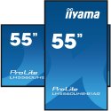 Iiyama LH5560UHS-B1AG signage display Cyfrowa tablica A 139,7 cm (55") LED Wi-Fi 500 cd/m2 4K Ultra HD Czarny Procesor wbudowany