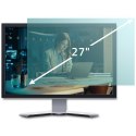 Qoltec 51049 Filtr światła niebieskiego 27" | 16:9 | Ochrona wzroku | Anti Glare