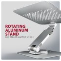 Stojak na notebooka 10-17" obracany aluminiowy AXAGON