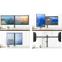 Techly ICA-LCD 482-D uchwyt / stojak do monitorów 68,6 cm (27") Czarny Biurko