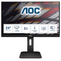 Monitor AOC 24P1 (23,8"; IPS/PLS, WLED; FullHD 1920x1080; DisplayPort, HDMI, VGA; kolor czarny)