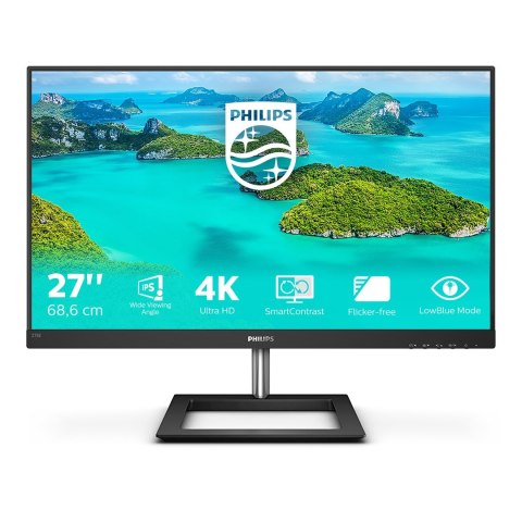 Philips E Line 278E1A monitor komputerowy 68,6 cm (27") 3840 x 2160 px 4K Ultra HD LED Czarny Philips E Line 278E1A monitor komputerowy 68,6 cm (27") 3840 x 2160 px 4K Ultra HD LED Czarny