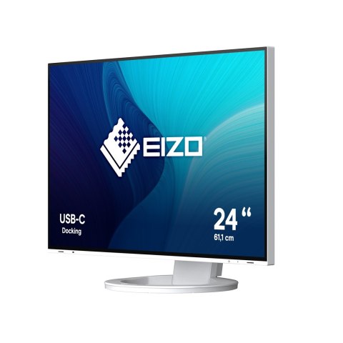 EIZO FlexScan EV2485-WT LED display 61,2 cm (24.1") 1920 x 1200 px WUXGA Biały EIZO FlexScan EV2485-WT LED display 61,2 cm (24.1") 1920 x 1200 px WUXGA Biały