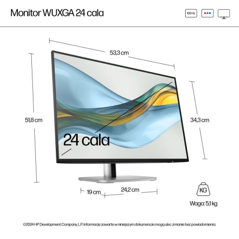HP Series 5 24-calowy monitor seria 5 Pro WUXGA - 524pn