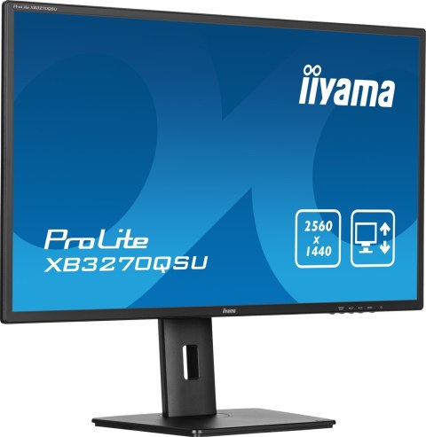 Iiyama ProLite XB3270QSU-B1 monitor komputerowy 81,3 cm (32") 2560 x 1440 px Wide Quad HD LED Czarny Iiyama ProLite XB3270QSU-B1 monitor komputerowy 81,3 cm (32") 2560 x 1440 px Wide Quad HD LED Czarny