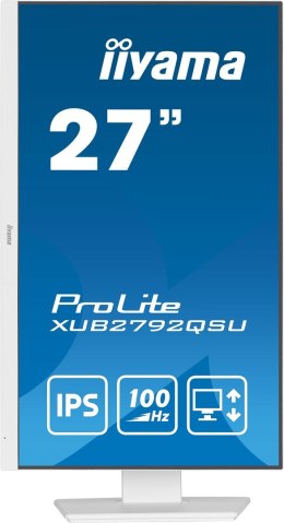 Iiyama ProLite XUB2792QSU-W6 monitor komputerowy 68,6 cm (27