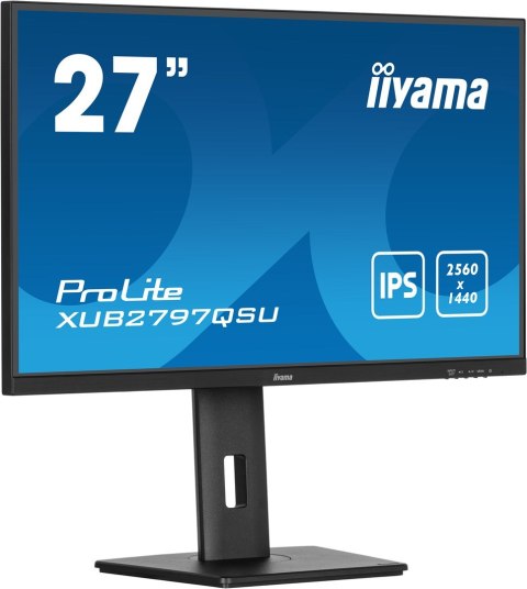 Monitor 27" iiyama ProLite XUB2797QSU-B2 - Płaski ekran - 68,6 cm Monitor 27" iiyama ProLite XUB2797QSU-B2 - Płaski ekran - 68,6 cm
