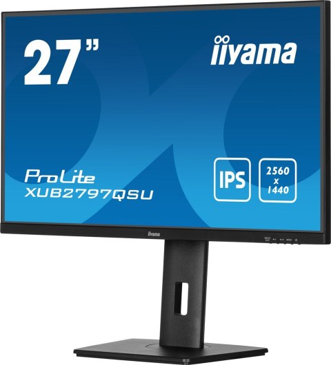Monitor 27" iiyama ProLite XUB2797QSU-B2 - Płaski ekran - 68,6 cm Monitor 27" iiyama ProLite XUB2797QSU-B2 - Płaski ekran - 68,6 cm
