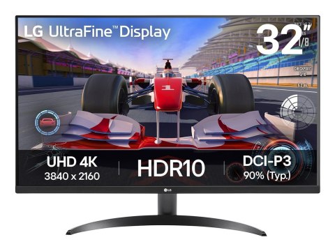 Monitor LG 32-calowy model 32UR500K-B UHD 4K 16:9 HDMI DP HDR10 kolor czarny Monitor LG 32-calowy model 32UR500K-B UHD 4K 16:9 HDMI DP HDR10 kolor czarny