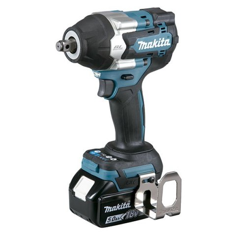 Klucz udarowy MAKITA DTW700RTJ akumulatorowy wkrętak 1/2" 2x LXT 18V 5,0Ah Czarny, Niebieski Klucz udarowy MAKITA DTW700RTJ akumulatorowy wkrętak 1/2" 2x LXT 18V 5,0Ah Czarny, Niebieski