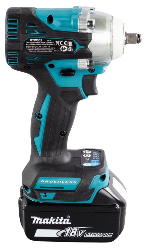 Makita DTW302Z klucz zasilany 3/8" 3200 RPM Czarny, Niebieski 18 V Makita DTW302Z klucz zasilany 3/8" 3200 RPM Czarny, Niebieski 18 V