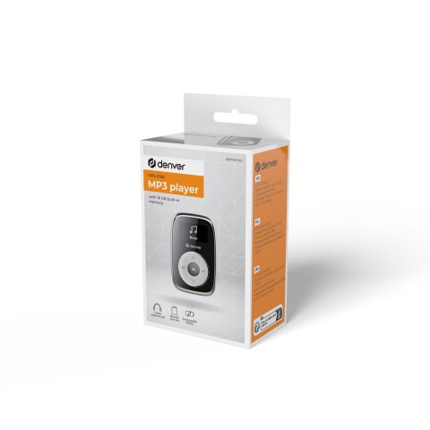 Odtwarzacz MP3 Denver MPS-316B 1" 16GB szary Odtwarzacz MP3 Denver MPS-316B 1" 16GB szary