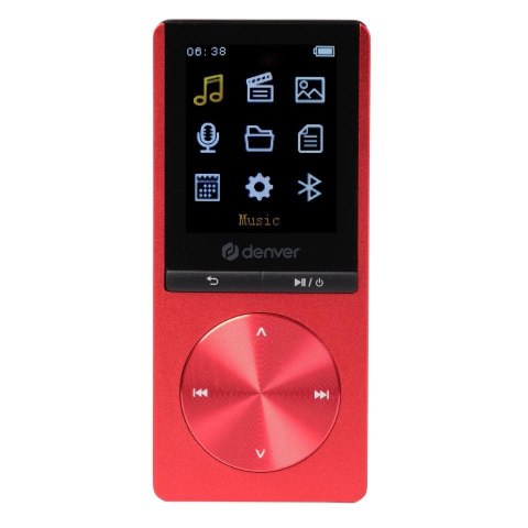 Odtwarzacz MP4 Denver MP-1820R BT 1,77" 4GB czerwony Odtwarzacz MP4 Denver MP-1820R BT 1,77" 4GB czerwony