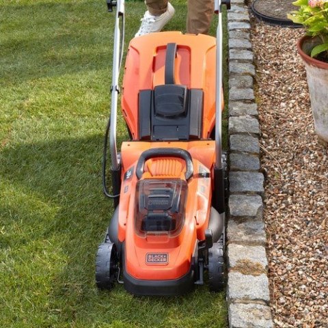 Black & Decker BCMW3318L2 Kosiarka do trawnika typu push Bateria Czarny, Pomarańczowy Black & Decker BCMW3318L2 Kosiarka do trawnika typu push Bateria Czarny, Pomarańczowy