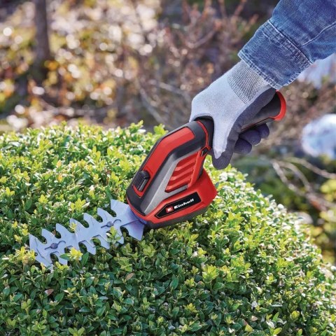 Einhell GC-CG 3,6/70 Li akumulatorowe nożyce do trawy 7 cm 3,6 V Litowo-jonowa (Li-Ion) Aluminium, Czarny, Czerwony Einhell GC-CG 3,6/70 Li akumulatorowe nożyce do trawy 7 cm 3,6 V Litowo-jonowa (Li-Ion) Aluminium, Czarny, Czerwony