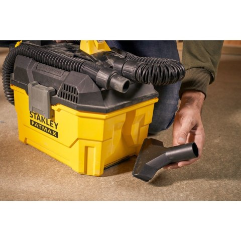 Stanley FATMAX SFMCV002B-XJ odkurzacz 7,5 l Bęben próżniowy Suchy i Mokry Bez worka Stanley FATMAX SFMCV002B-XJ odkurzacz 7,5 l Bęben próżniowy Suchy i Mokry Bez worka