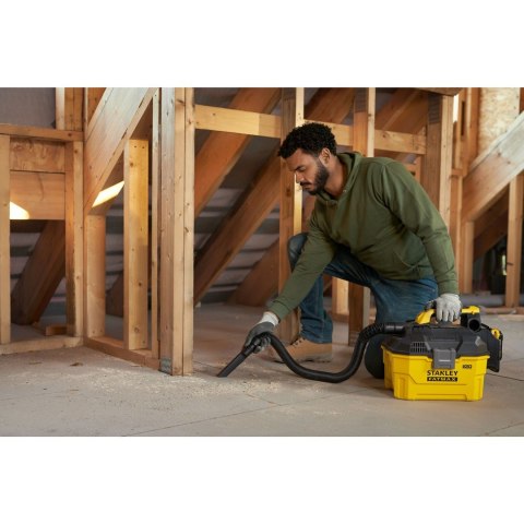 Stanley FATMAX SFMCV002B-XJ odkurzacz 7,5 l Bęben próżniowy Suchy i Mokry Bez worka Stanley FATMAX SFMCV002B-XJ odkurzacz 7,5 l Bęben próżniowy Suchy i Mokry Bez worka