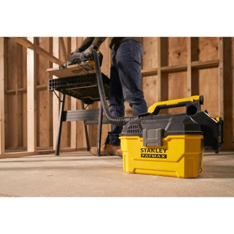 Stanley FATMAX SFMCV002B-XJ odkurzacz 7,5 l Bęben próżniowy Suchy i Mokry Bez worka Stanley FATMAX SFMCV002B-XJ odkurzacz 7,5 l Bęben próżniowy Suchy i Mokry Bez worka