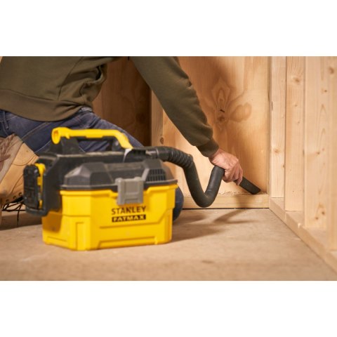 Stanley FATMAX SFMCV002B-XJ odkurzacz 7,5 l Bęben próżniowy Suchy i Mokry Bez worka Stanley FATMAX SFMCV002B-XJ odkurzacz 7,5 l Bęben próżniowy Suchy i Mokry Bez worka
