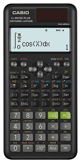 CASIO KALKULATOR NAUKOWY FX 991ES PLUS 2 CZARNY, 12 CYFROWY WYŚWIETLACZ CASIO KALKULATOR NAUKOWY FX 991ES PLUS 2 CZARNY, 12 CYFROWY WYŚWIETLACZ