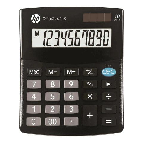HP Kalkulator biurowy HP OC 110/INT BX, 10-cyfr. wyświetlacz, 125x101x33mm, czarny HP Kalkulator biurowy HP OC 110/INT BX, 10-cyfr. wyświetlacz, 125x101x33mm, czarny