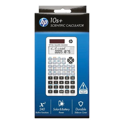 HP Kalkulator naukowy biurowy HP 10SPLUS/INT BX, 240 funkcji, 147x77x24mm, biały HP Kalkulator naukowy biurowy HP 10SPLUS/INT BX, 240 funkcji, 147x77x24mm, biały