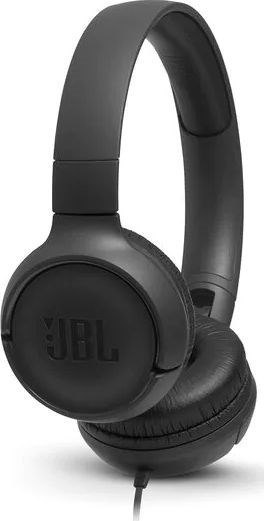 Słuchawki JBL Tune 500 (czarne, nauszne, z wbudowanym mikrofonem) Słuchawki JBL Tune 500 (czarne, nauszne, z wbudowanym mikrofonem)