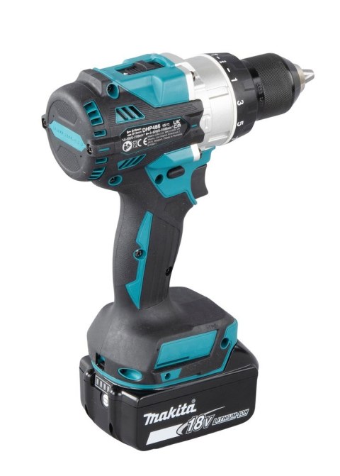 Akumulatorowa wiertarko-wkrętarka udarowa LXT MAKITA DHP486RTJ 18V 130/65Nm 2x5,0Ah Akumulatorowa wiertarko-wkrętarka udarowa LXT MAKITA DHP486RTJ 18V 130/65Nm 2x5,0Ah