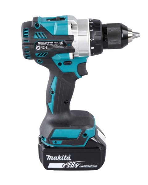 Akumulatorowa wiertarko-wkrętarka udarowa LXT MAKITA DHP486RTJ 18V 130/65Nm 2x5,0Ah Akumulatorowa wiertarko-wkrętarka udarowa LXT MAKITA DHP486RTJ 18V 130/65Nm 2x5,0Ah