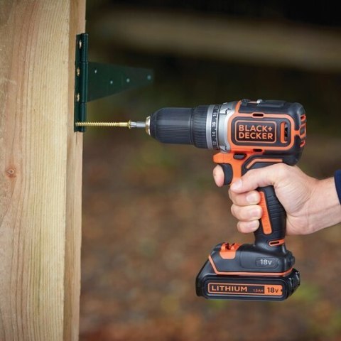 BLACK + DECKER WKRĘTARKA 18V BL186KB 2x1,5Ah BLACK + DECKER WKRĘTARKA 18V BL186KB 2x1,5Ah