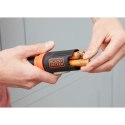 Black & Decker BCF601C-XJ wkrętak zasilany/zakrętark udarowy 220 RPM Czarny, Pomarańczowy