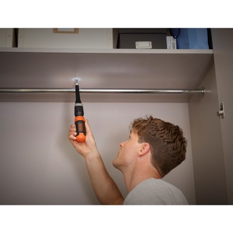 Black & Decker BCF601C-XJ wkrętak zasilany/zakrętark udarowy 220 RPM Czarny, Pomarańczowy Black & Decker BCF601C-XJ wkrętak zasilany/zakrętark udarowy 220 RPM Czarny, Pomarańczowy