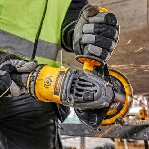 DeWALT DCG418NT-XJ przenośna szlifierka Szlifierka taśmowa Czarny, Żółty