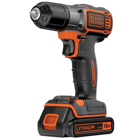 Black & Decker ASD18KB-QW wiertło Czarny, Pomarańczowy Black & Decker ASD18KB-QW wiertło Czarny, Pomarańczowy