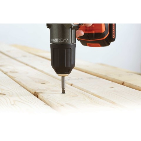 Black & Decker ASD18KB-QW wiertło Czarny, Pomarańczowy Black & Decker ASD18KB-QW wiertło Czarny, Pomarańczowy